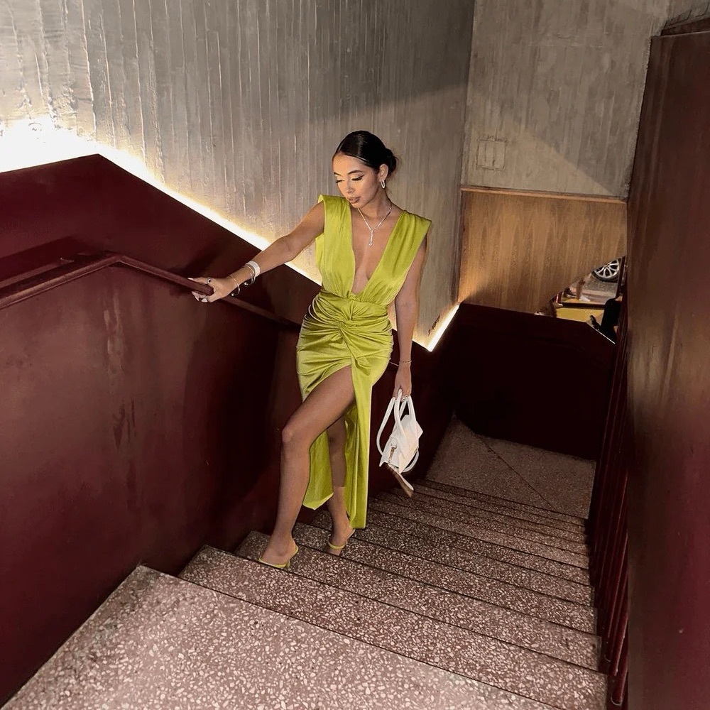 Baobab Collection Yellow Midi Dress - Picture 3 of 13